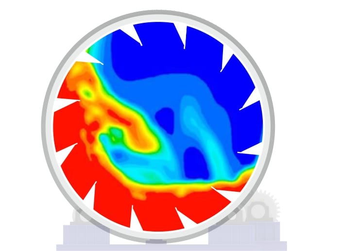Sharp Edge Drum Pulper CFD Flow Analysis